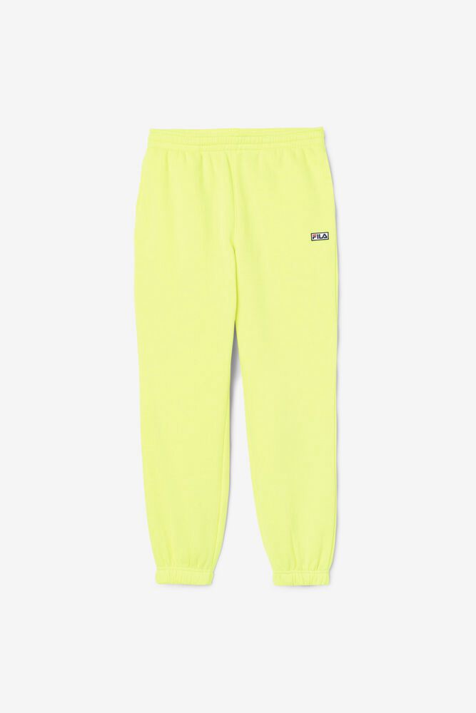 Fila Lassie Jogger Pants Yellow - Womens - 12853MPWX